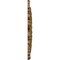 Ekena Millwork Crawley Medallion (Canopies up to 6 3/4"), 18"W x 18"H x 3 1/4"ID x 1 1/2"P, Smokey Topaz Crackle CM18CRSTC - alternate 4